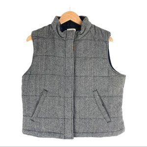 •LEVIS• Vest Herringbone Zipper Pockets Lined XL